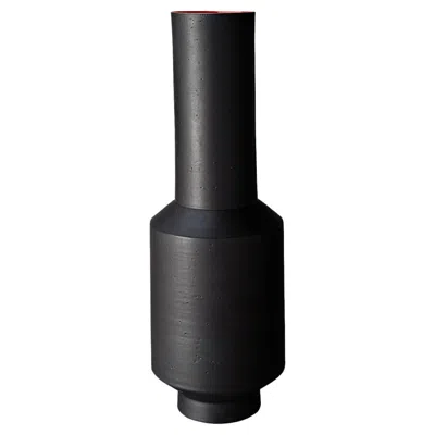 Pre-owned Bitossi Bittosi Tribe Vaso By Arik Levy In Black