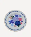 Bitossi Blue Bouquet Dinner Plate In Multi