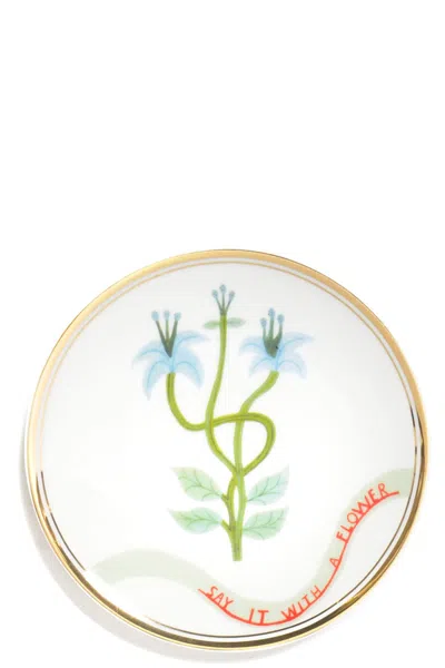 Bitossi 'botanica' Bread Plate ⌀ 15 Cm In Multi