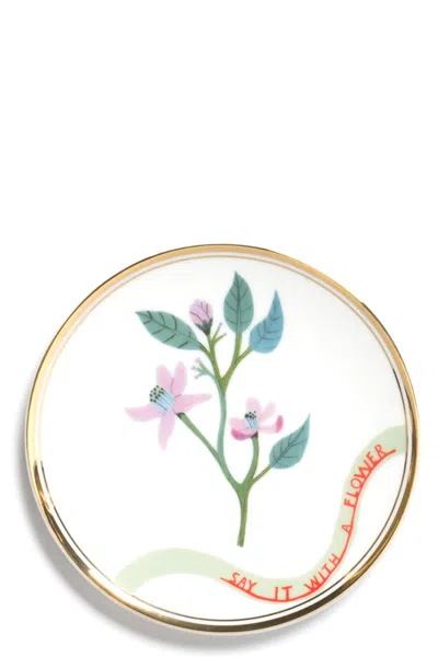 Bitossi 'botanica' Bread Plate ⌀ 15 Cm In Multi