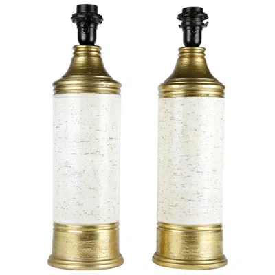 Pre-owned Bitossi Ceramic Lamps, Italy, 1970 In Sand
