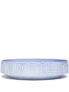 Bitossi Ceramiche Bolo F Celeste Craquelé Bowl In Blue