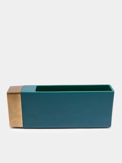 Bitossi Ceramiche Equilibri Ceramic Large Vase  Abask Luxury Gift In Blue