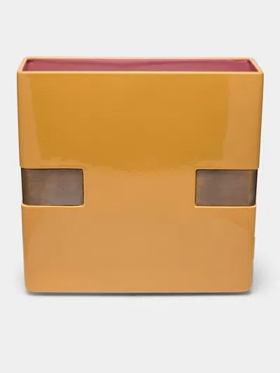 Bitossi Ceramiche Equilibri Ceramic Small Vase  Abask Luxury Gift In Brown