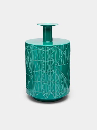 Bitossi Ceramiche Guadalupe Ceramic Vase  Abask Luxury Gift In  Green