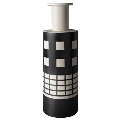 Pre-owned Bitossi Ceramiche Vaso Rocchetto By Ettore Sottsass In Black
