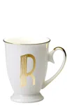 Bitossi Cup Letter 'r' ⌀ 8.7 Cm In White