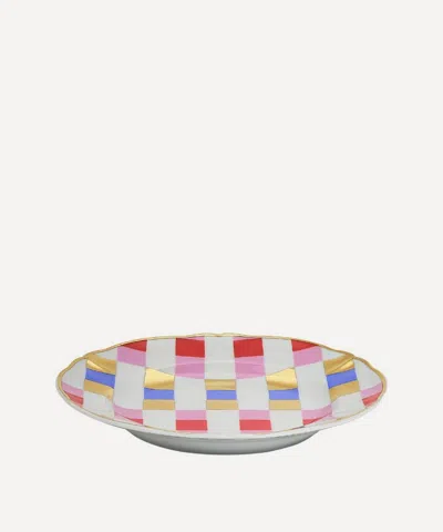 Bitossi Enigma Dessert Plate In Multi