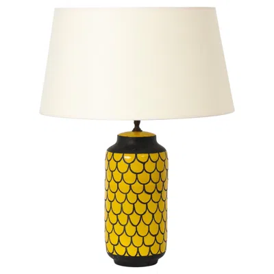 Pre-owned Bitossi Fish Scales Lamp, Italy 1960's In White