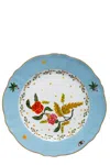 Bitossi Floral Dinner Plate In Blue