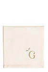 Bitossi 'g' Napkin In White