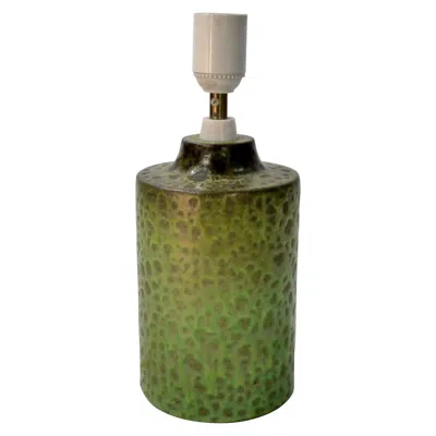Pre-owned Bitossi Green Spotted Ceramic Table Lamp By , Italy, 1960s