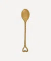 Bitossi Heart Coffee Spoons Set Of Four In Gold