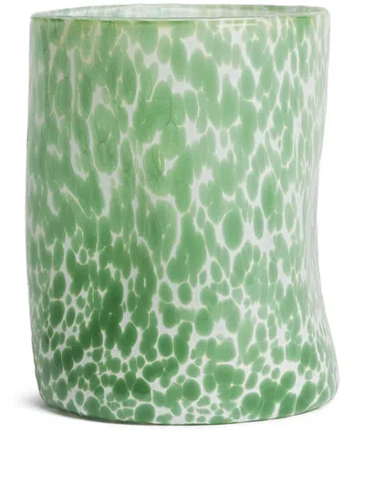 Bitossi Home Abstract-print Glass (set Of Two) In Green