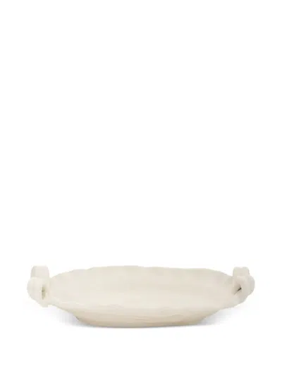 Bitossi Home Bow Platter In Neutral