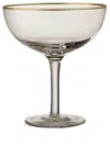 Bitossi Home Champagne Glass (set Of Six) In White