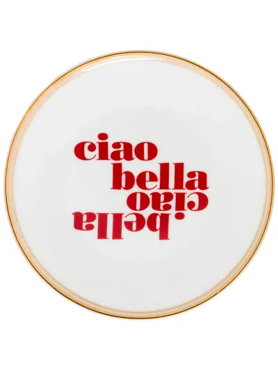 Bitossi Home Ciao Bella Plate In White