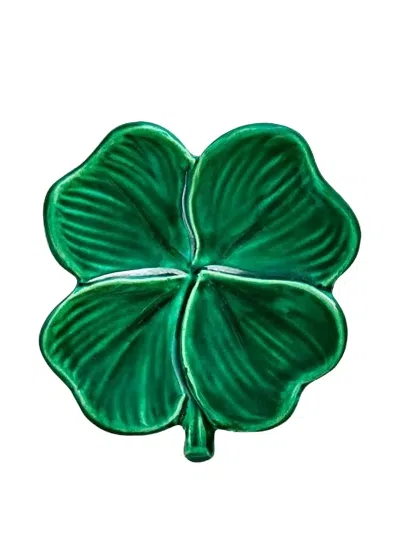 Bitossi Home Clover-shaped Saucer In Green