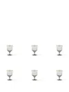 Bitossi Home Deco Water Glases (set Of Six) In グレー