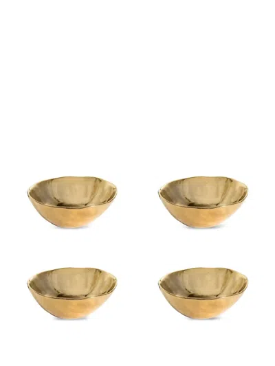 Bitossi Home Edged Bowl (set Of Four) In Multi