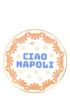 Bitossi Home Embellished Porcelain Ciao Napoli Plate In Multi