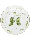 Bitossi Home Floral Flat Printed Plate In 白色