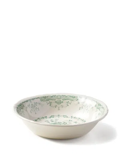 Bitossi Home Floral-patterned Serving Bowl (24cm) In Green