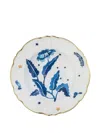 Bitossi Home Floral-star Plate In White