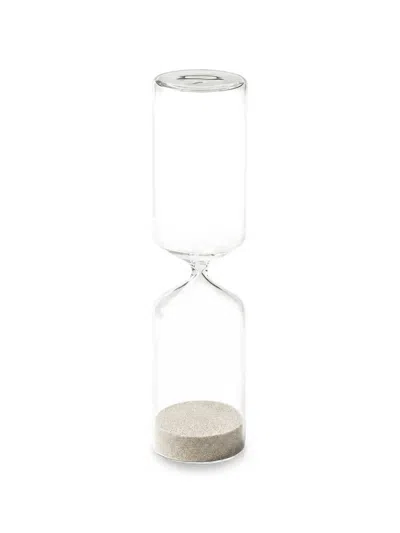 Bitossi Home Glass Sand Timer In Transparent