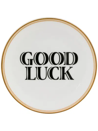 Bitossi Home Good Luck Plate In 白色