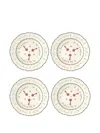 Bitossi Home Key Plate (set Of Four) In 白色