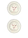 Bitossi Home Key Porcelain Dinner Plate In White