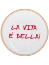 Bitossi Home La Vita È Bella Plate In Multi