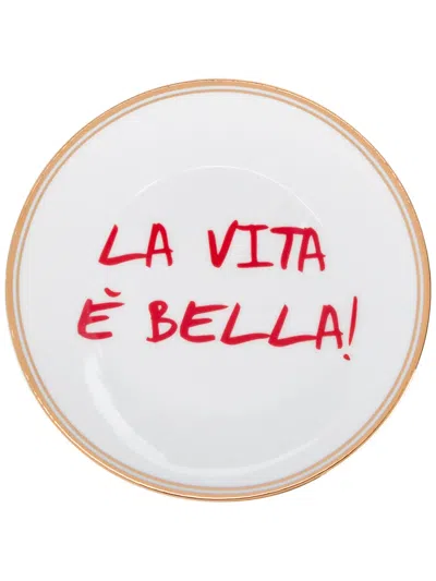 Bitossi Home La Vita È Bella Plate In Multi