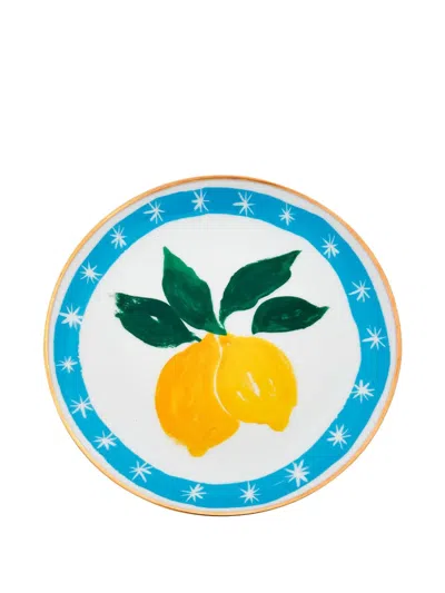 Bitossi Home Lemon Plate (16,5cm) In Blue