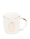 Bitossi Home Letter-o Porcelain Mug In 白色