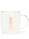 Bitossi Home Letter-print Mug (8.6cm) In White