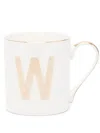 Bitossi Home Letter-print Mug (8.6cm) In White
