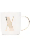 Bitossi Home Letter-x Porcelain Mug In 白色