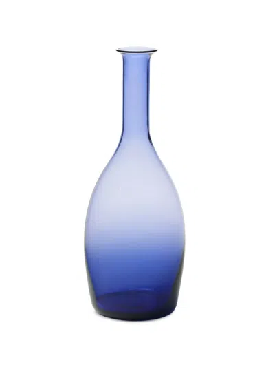 Bitossi Home Logo-print Curved Bottle In Blue