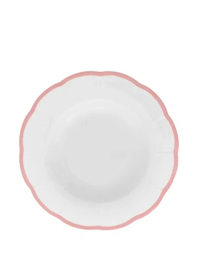 Bitossi Home Piano Deep Plate (22.8 Cm) In 白色