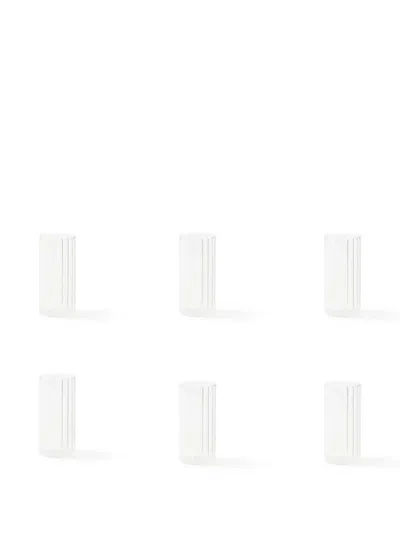 Bitossi Home Ribbed Glasse (set Of Six) In Multi