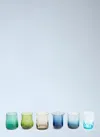Bitossi Home Set Of Six Assorted Tumblers In Multi