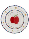Bitossi Home Small Apple Porcelain Plate (16.5cm) In White