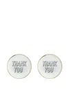 Bitossi Home Thank You Plates (set Of Two) In Multi