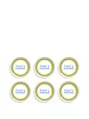 Bitossi Home That's Amore Plate (set Of Six) In White