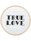 Bitossi Home True Love Slogan Plate In White