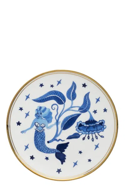 Bitossi 'la Tavola Scomposta' Bread Plate ⌀ 15,5 Cm In Blue