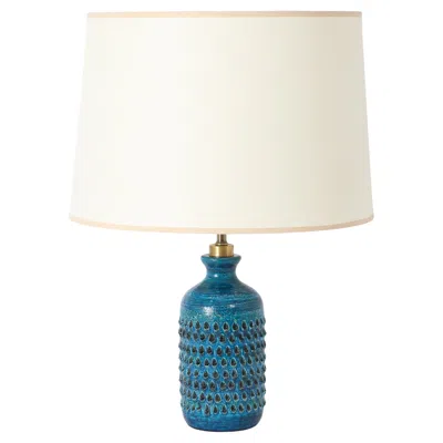 Pre-owned Bitossi “lacrima” Blue Table Lamp, France 1950's