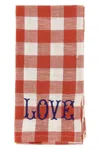 Bitossi 'love' Napkin In Red